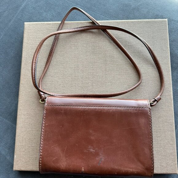 Frye Brown Leather Crossbody Bag with Removable Strap - Picture 3 of 6